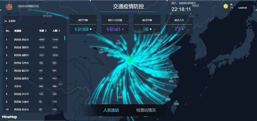 耀世娱乐 耀世旗下世纪高通助力西安上线“交通疫情防控作战图”